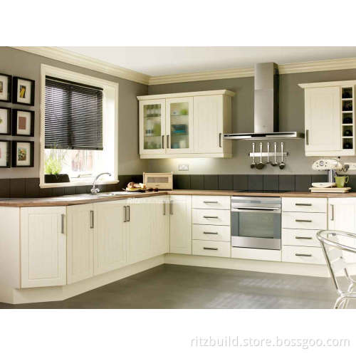 Kitchen Cabinet White PVC Kitchen Cabinet MDF Kitchen Cabinet